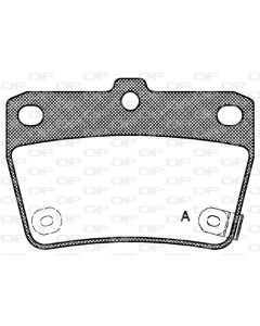 OPEN PARTS BPA083902 - Kit pastiglie freno, Freno a disco