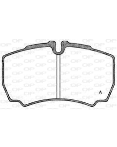 OPEN PARTS BPA084900 - Kit pastiglie freno, Freno a disco