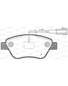 OPEN PARTS BPA085811 - Kit pastiglie freno, Freno a disco