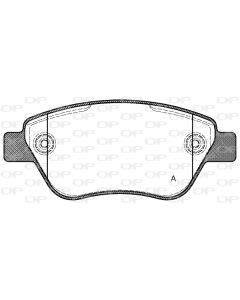 OPEN PARTS BPA085830 - Kit pastiglie freno, Freno a disco