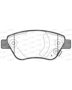 OPEN PARTS BPA085831 - Kit pastiglie freno, Freno a disco