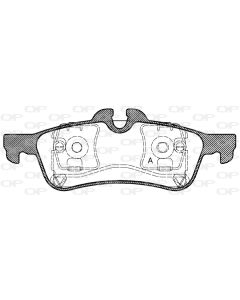 OPEN PARTS BPA086200 - Kit pastiglie freno, Freno a disco
