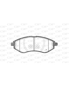 OPEN PARTS BPA098602 - Kit pastiglie freno, Freno a disco