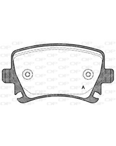 OPEN PARTS BPA103100 - Kit pastiglie freno, Freno a disco