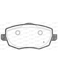OPEN PARTS BPA109900 - Kit pastiglie freno, Freno a disco