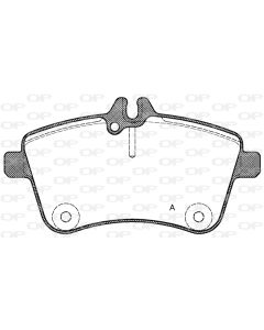 OPEN PARTS BPA113000 - Kit pastiglie freno, Freno a disco