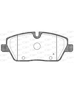 OPEN PARTS BPA113100 - Kit pastiglie freno, Freno a disco