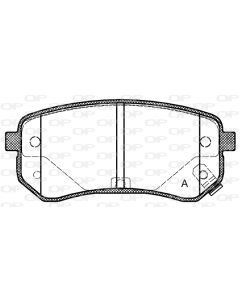 OPEN PARTS BPA113502 - Kit pastiglie freno, Freno a disco