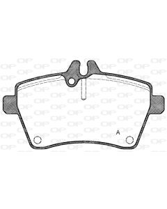 OPEN PARTS BPA114400 - Kit pastiglie freno, Freno a disco
