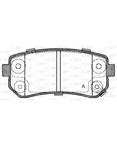 OPEN PARTS BPA120902 - Kit pastiglie freno, Freno a disco