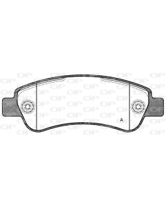 OPEN PARTS BPA123800 - Kit pastiglie freno, Freno a disco