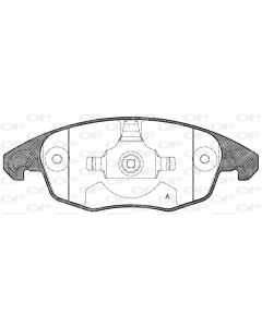 OPEN PARTS BPA124800 - Kit pastiglie freno, Freno a disco
