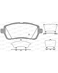 OPEN PARTS BPA128110 - Kit pastiglie freno, Freno a disco