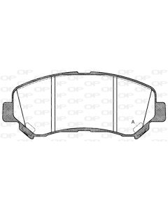 OPEN PARTS BPA131800 - Kit pastiglie freno, Freno a disco