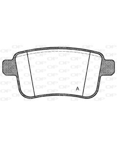 OPEN PARTS BPA135200 - Kit pastiglie freno, Freno a disco