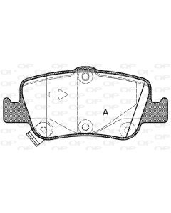 OPEN PARTS BPA135602 - Kit pastiglie freno, Freno a disco