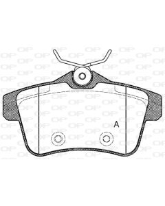 OPEN PARTS BPA141800 - Kit pastiglie freno, Freno a disco