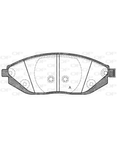 OPEN PARTS BPA147202 - Kit pastiglie freno, Freno a disco