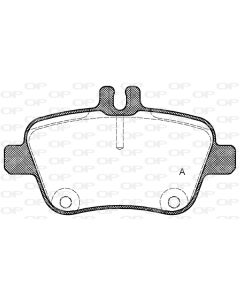 OPEN PARTS BPA147700 - Kit pastiglie freno, Freno a disco