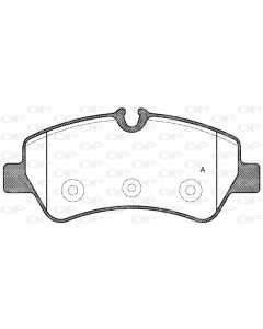 OPEN PARTS BPA152100 - Kit pastiglie freno, Freno a disco