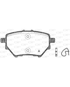 OPEN PARTS BPA156200 - Kit pastiglie freno, Freno a disco