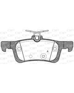 OPEN PARTS BPA156300 - Kit pastiglie freno, Freno a disco