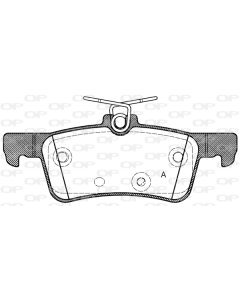 OPEN PARTS BPA156310 - Kit pastiglie freno, Freno a disco