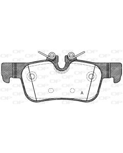 OPEN PARTS BPA157300 - Kit pastiglie freno, Freno a disco