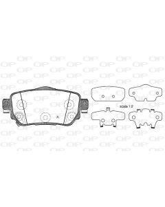 OPEN PARTS BPA158202 - Kit pastiglie freno, Freno a disco