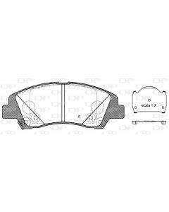 OPEN PARTS BPA158302 - Kit pastiglie freno, Freno a disco