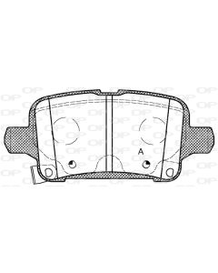 OPEN PARTS BPA162802 - Kit pastiglie freno, Freno a disco