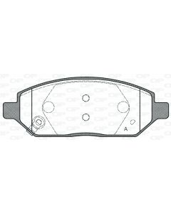 OPEN PARTS BPA167402 - Kit pastiglie freno, Freno a disco