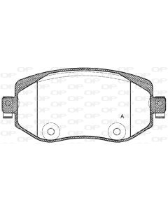 OPEN PARTS BPA172408 - Kit pastiglie freno, Freno a disco