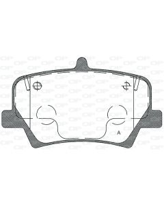 OPEN PARTS BPA181900 - Kit pastiglie freno, Freno a disco