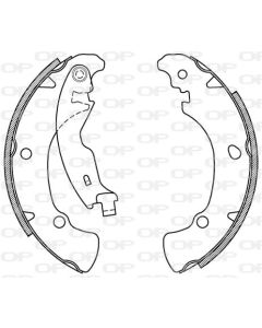 OPEN PARTS BSA200900 - Kit ganasce freno