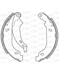 OPEN PARTS BSA202600 - Kit ganasce freno