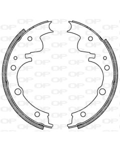 OPEN PARTS BSA204500 - Kit ganasce freno