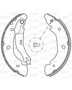 OPEN PARTS BSA204700 - Kit ganasce freno