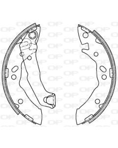 OPEN PARTS BSA205600 - Kit ganasce freno