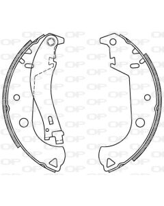 OPEN PARTS BSA205900 - Kit ganasce freno