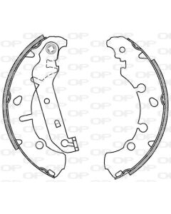 OPEN PARTS BSA206600 - Kit ganasce freno