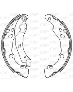 OPEN PARTS BSA207900 - Kit ganasce freno