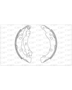 OPEN PARTS BSA208000 - Kit ganasce freno