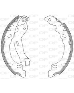OPEN PARTS BSA208300 - Kit ganasce freno