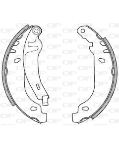 OPEN PARTS BSA208900 - Kit ganasce freno