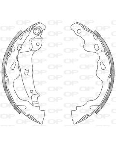 OPEN PARTS BSA210400 - Kit ganasce freno