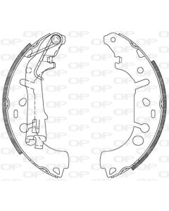 OPEN PARTS BSA210700 - Kit ganasce freno