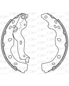 OPEN PARTS BSA212600 - Kit ganasce freno