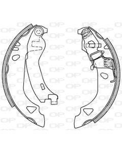 OPEN PARTS BSA213100 - Kit ganasce freno