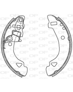 OPEN PARTS BSA213200 - Kit ganasce freno